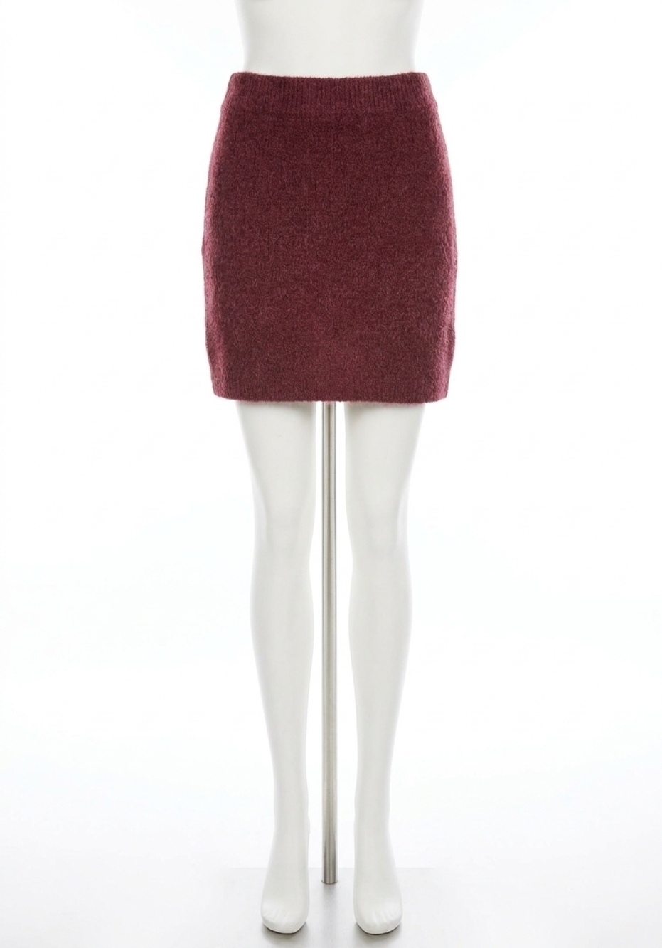 NEW SADIE & SAGE crosby fuzzy mini skirt in berry mauve